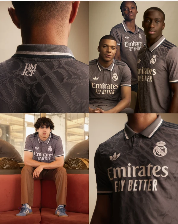 real madrid third shirt 2024 group photoo