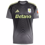 Aston Villa Goalkeeper Black Shirt Front 2025-26