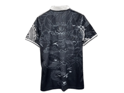 Real Madrid Dragon Black Shirt Back
