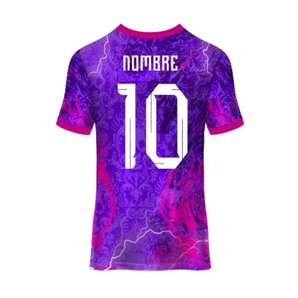 Real Madrid Dragon Vector Shirt back view