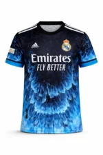 Real Madrid Ocean Blue Edition Shirt front view