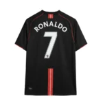 Manchester united ronaldo shirt 2007-08 black