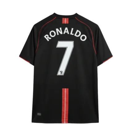 Manchester united ronaldo shirt 2007-08 black