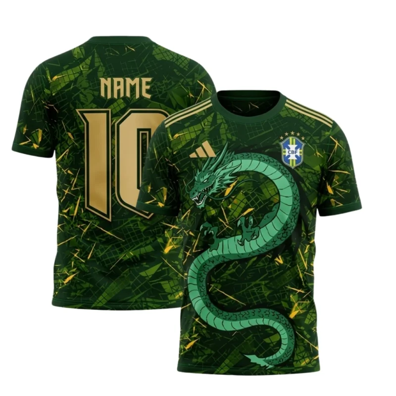 Brazil drangon Football Shirt new