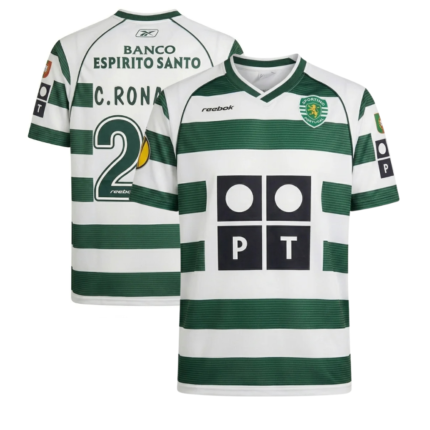 C Ronaldo Sporting 2001-03 Shirt
