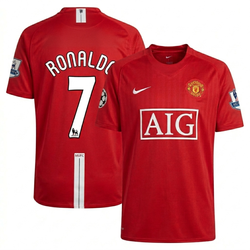 Manchester United 2007-08 Red Shirt