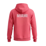 Inter Miami Coral Pink Pullover Hoodie – Adidas - Image 3