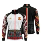 Manchester United Concept Zipper Jacket – Black, White & Red