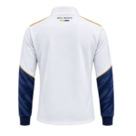 Real Madrid Track Jacket – Blue, Gold & White Zipper - Image 2