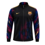 Barcelona Concept Track Jacket – Black, Blue & Red zipper - Image 3