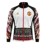 Manchester United Concept Zipper Jacket – Black, White & Red - Image 3
